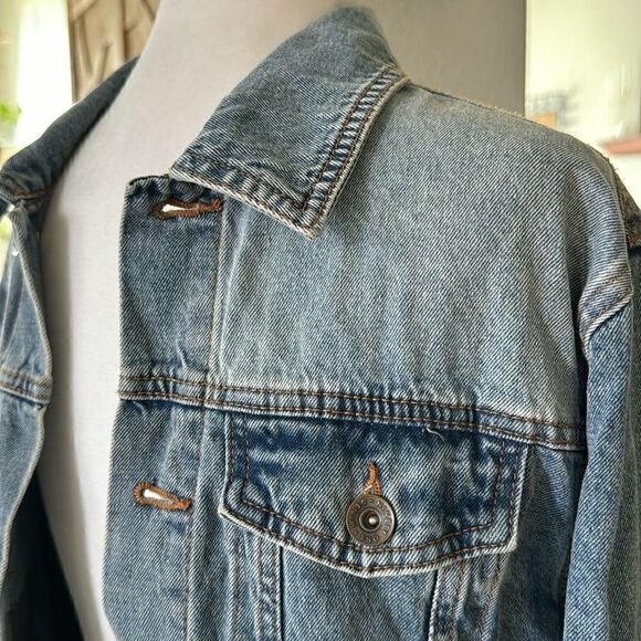 Cotton On Denim Seattle Tucker Jean Jacket S Cotton Vintage Inspired Lightweight - Picture 6 of 13